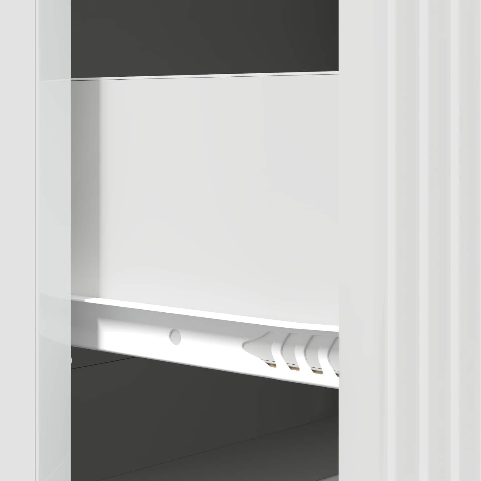 vidaXL Szafka z Szufladami Biały wysoki połysk 66 x 34,5 x 90 cm