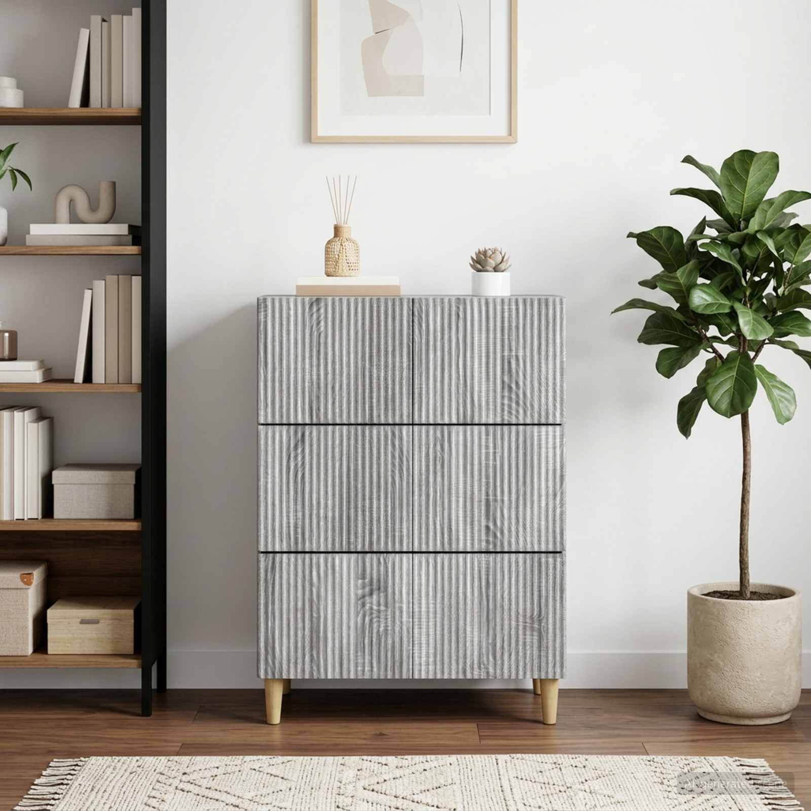 vidaXL Szafka z Szufladami 66 x 34,5 x 90 cm Drewno inżynieryjne