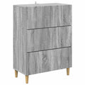 vidaXL Szafka z Szufladami Szary Sonoma 66 x 34,5 x 90 cm