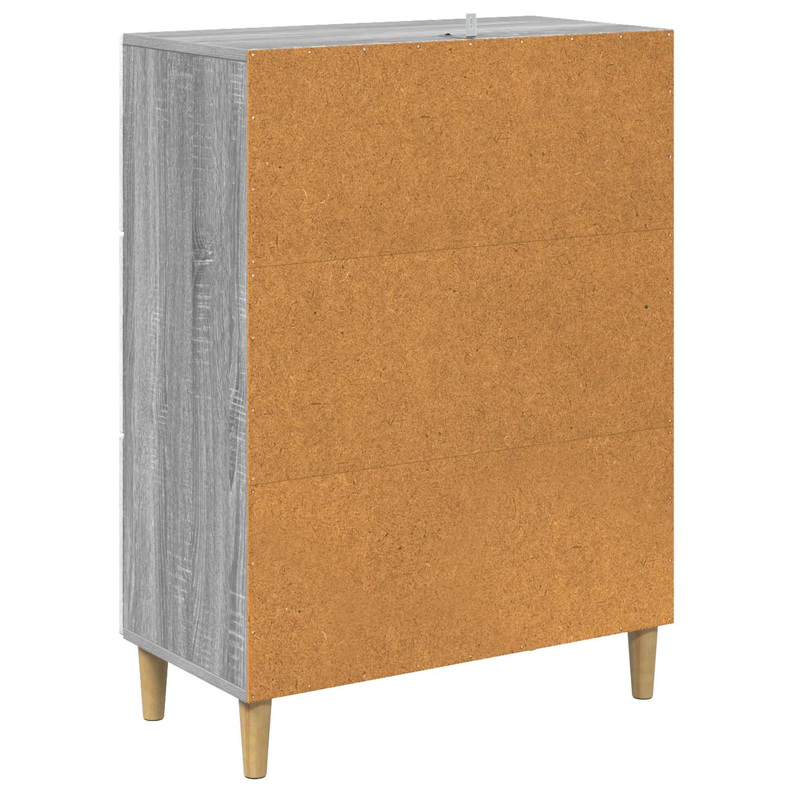 vidaXL Szafka z Szufladami Szary Sonoma 66 x 34,5 x 90 cm