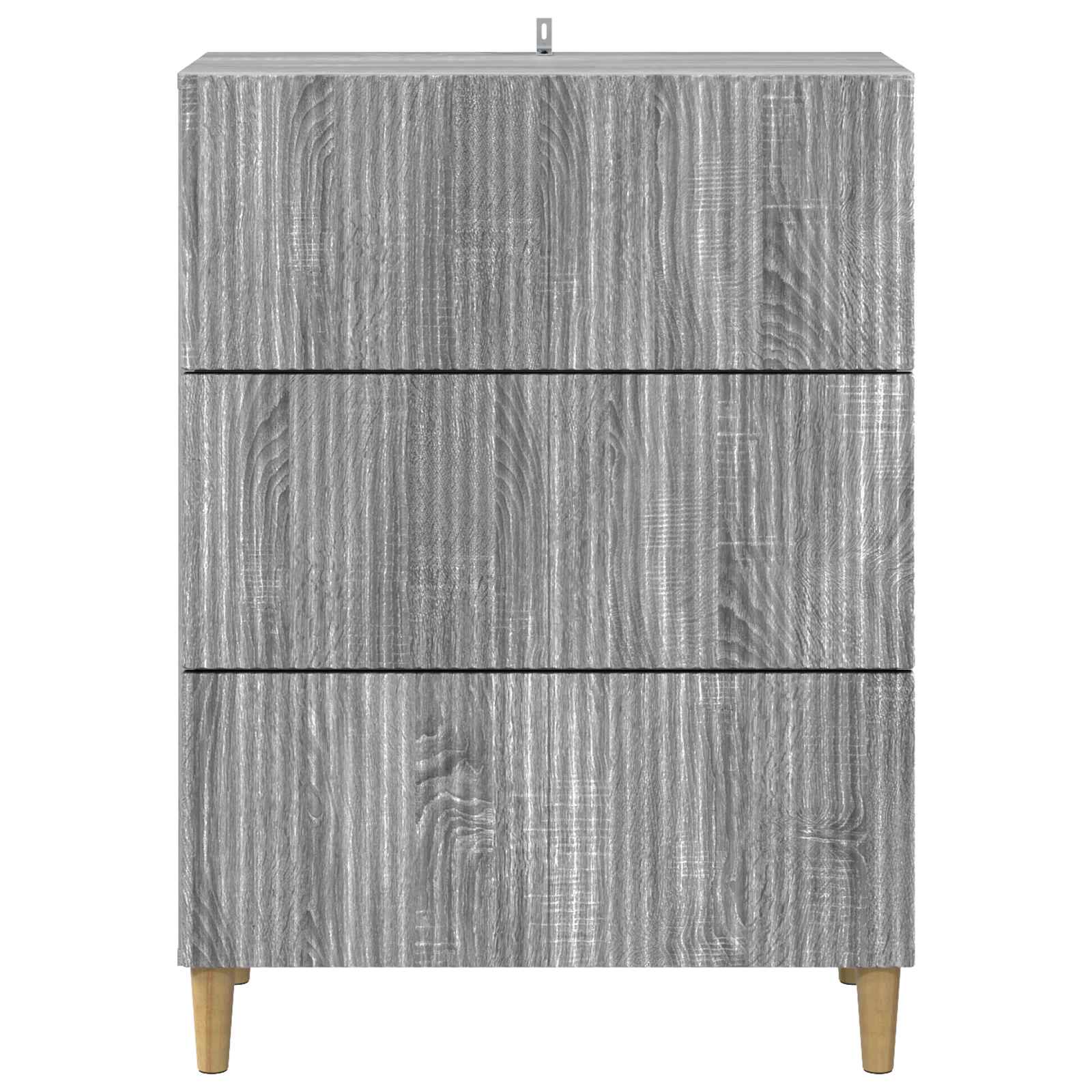 vidaXL Szafka z Szufladami Szary Sonoma 66 x 34,5 x 90 cm