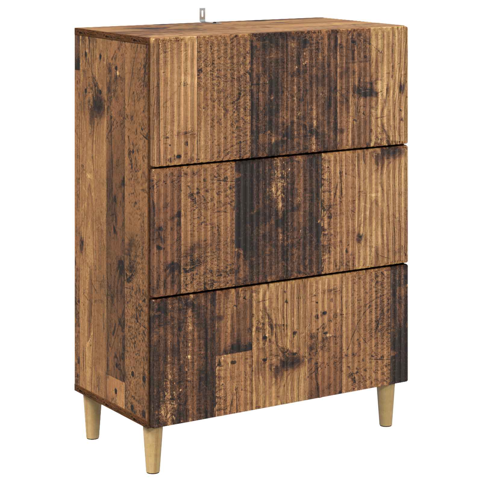 vidaXL Szafka z Szufladami Stare drewno 66 x 34,5 x 90 cm