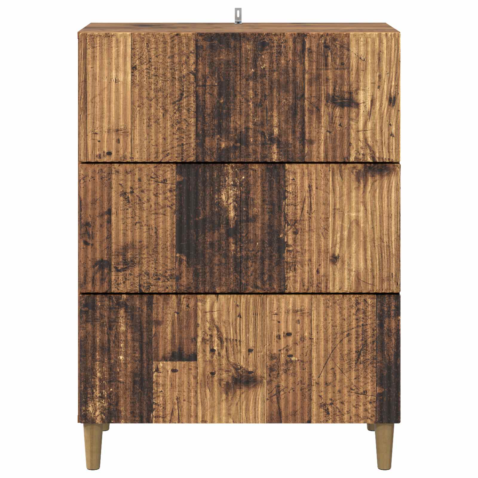 vidaXL Szafka z Szufladami Stare drewno 66 x 34,5 x 90 cm