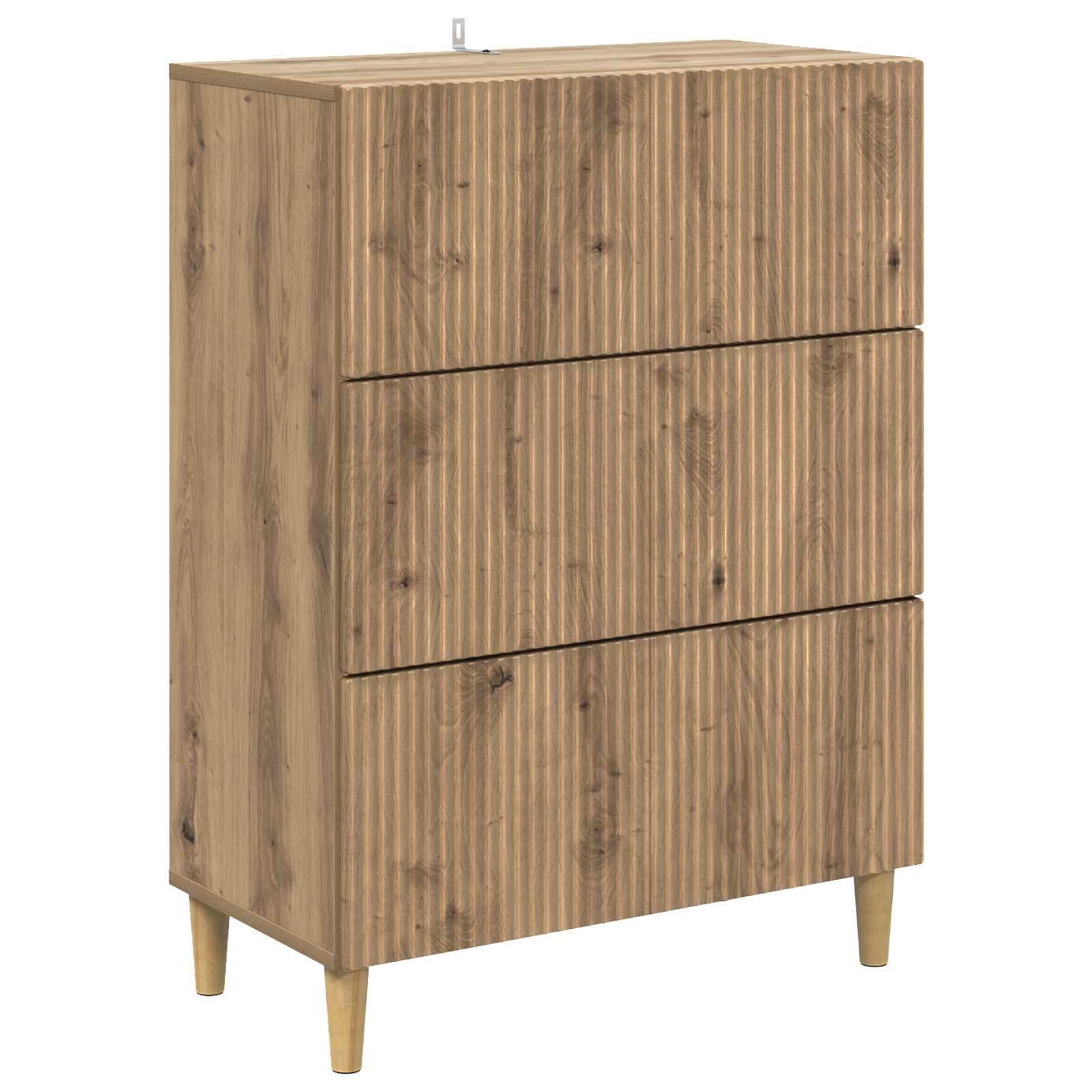 vidaXL Szafka z Szufladami Dąb artisan 66 x 34,5 x 90 cm