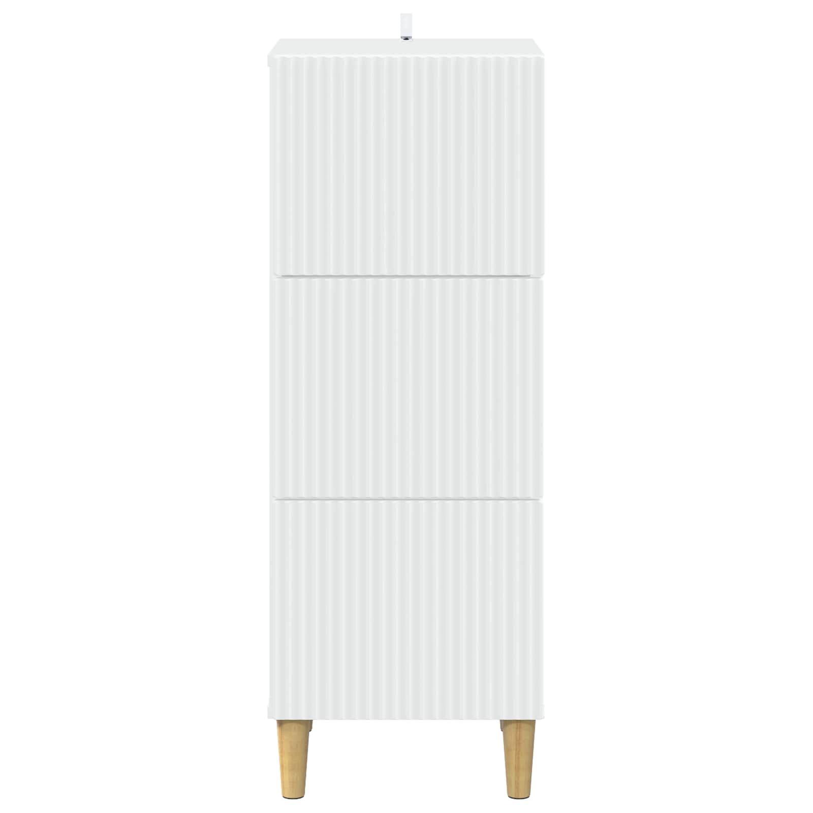 vidaXL Szafka z Szufladami Biały 33 x 34,5 x 90 cm Drewno inżynieryjne