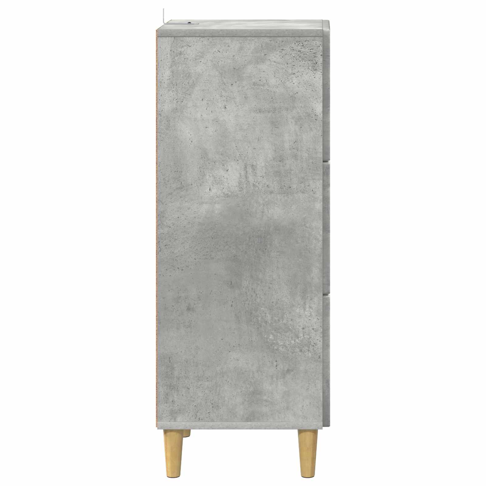 vidaXL Szafka z Szufladami Betonowy szary 33 x 34,5 x 90 cm