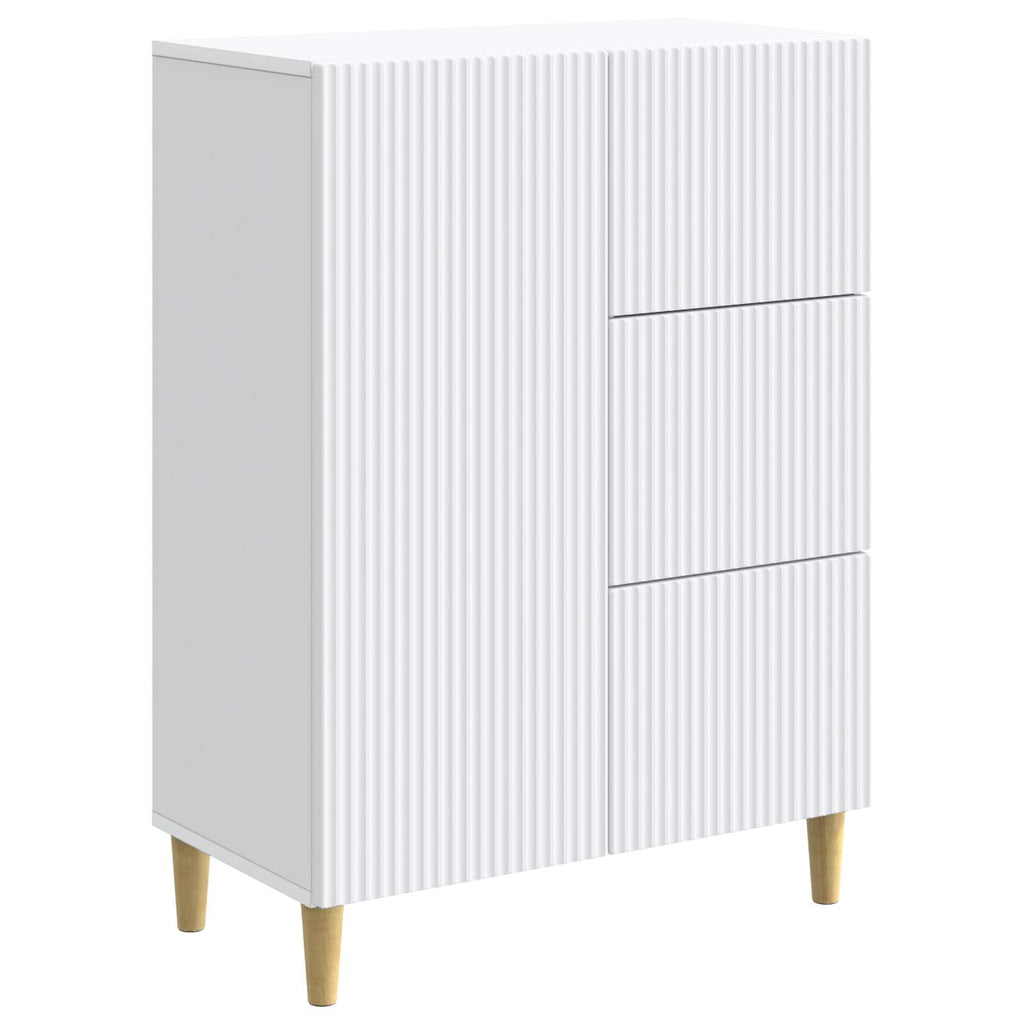 vidaXL Bufet Biały 66 x 34,5 x 90 cm Drewno inżynieryjne
