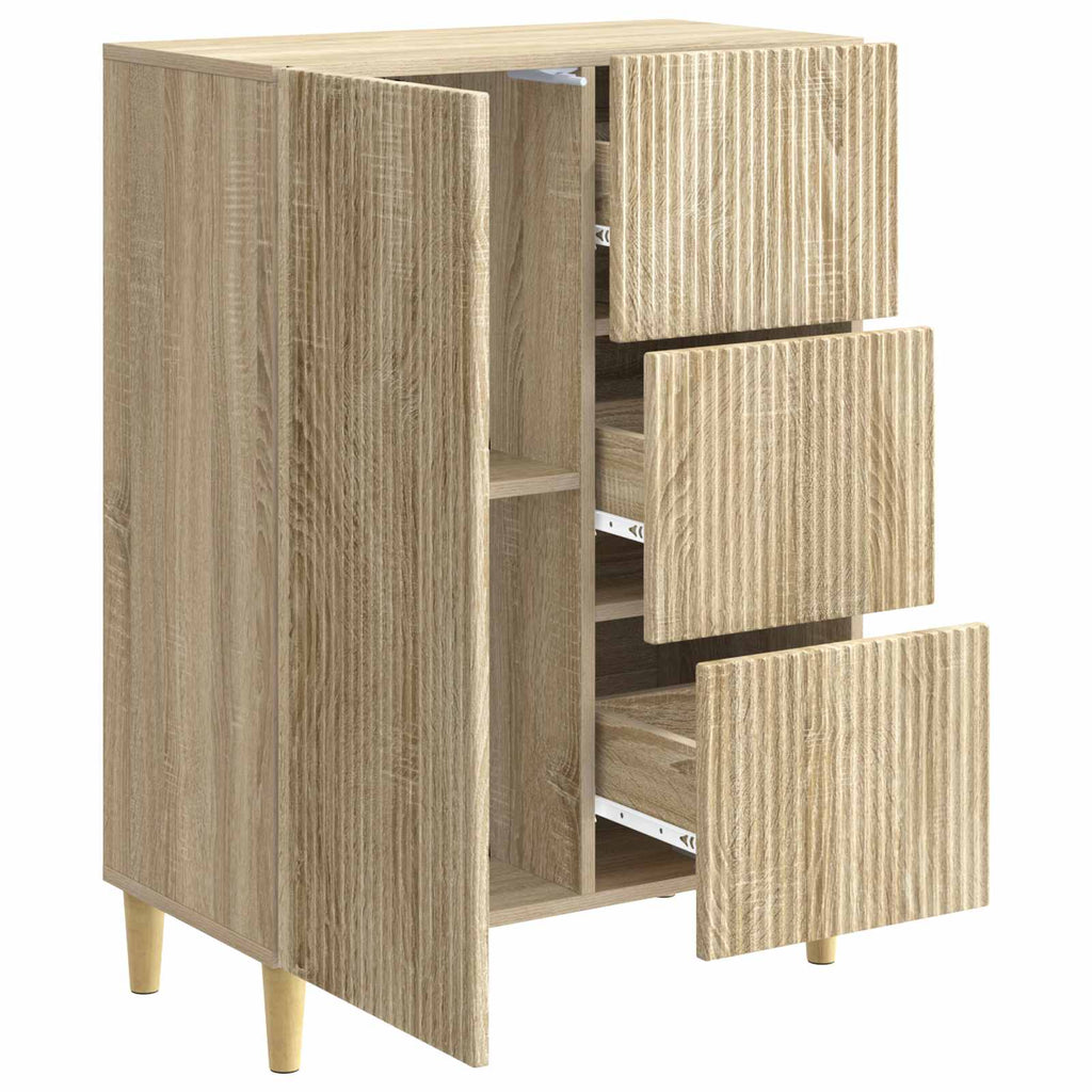 vidaXL Bufet dąb Sonoma 66 x 34,5 x 90 cm Drewno inżynieryjne
