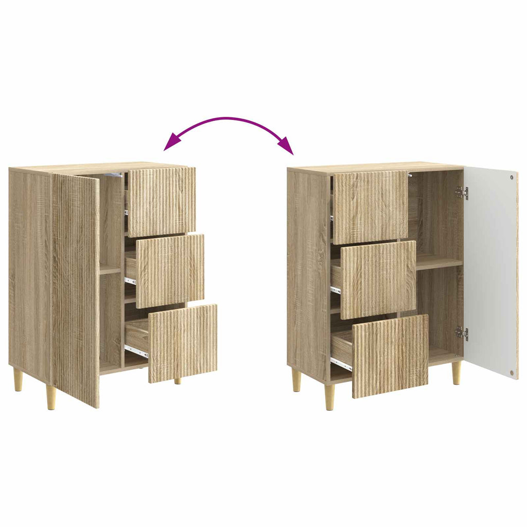 vidaXL Bufet dąb Sonoma 66 x 34,5 x 90 cm Drewno inżynieryjne
