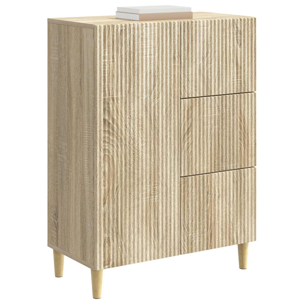 vidaXL Bufet dąb Sonoma 66 x 34,5 x 90 cm Drewno inżynieryjne