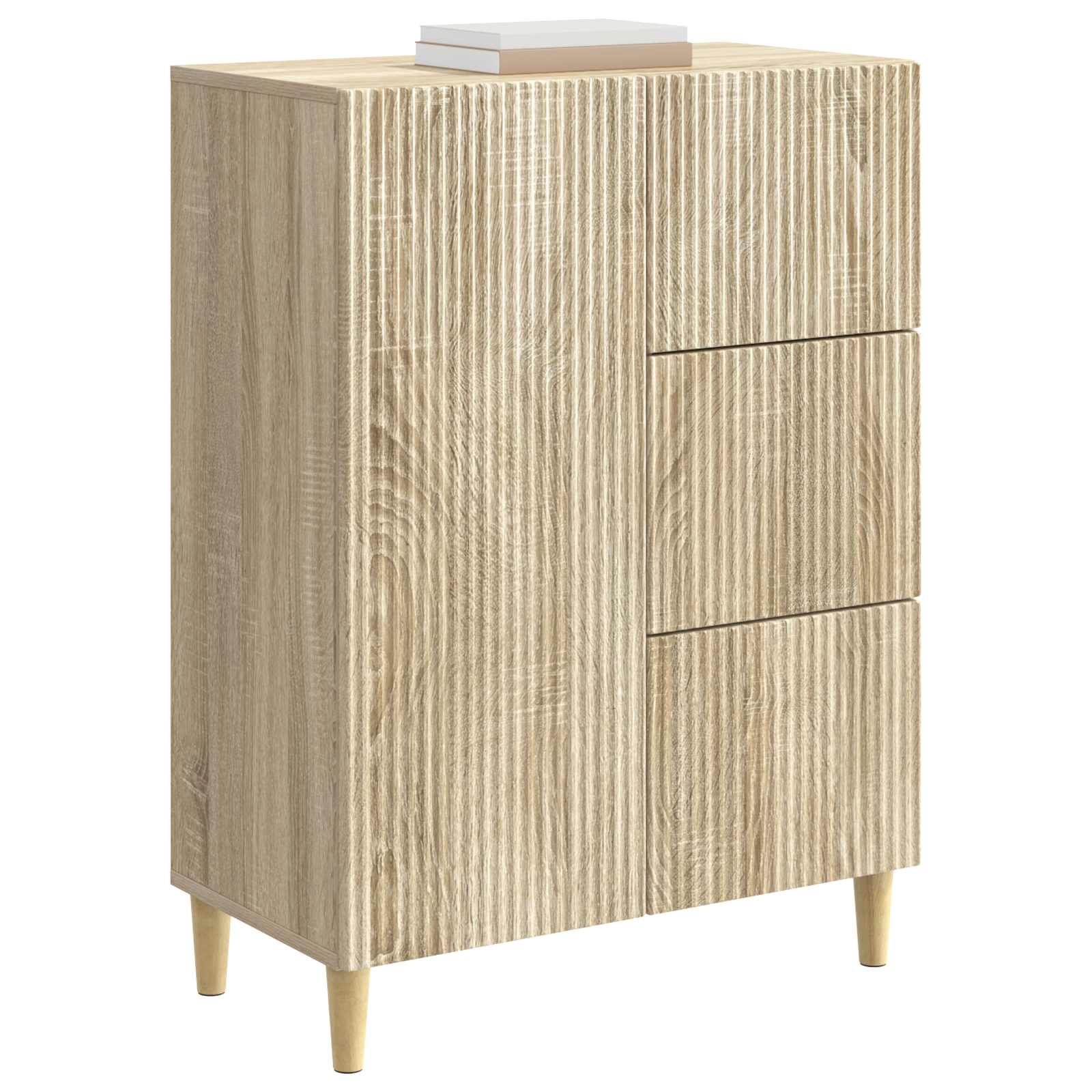 vidaXL Bufet dąb Sonoma 66 x 34,5 x 90 cm Drewno inżynieryjne