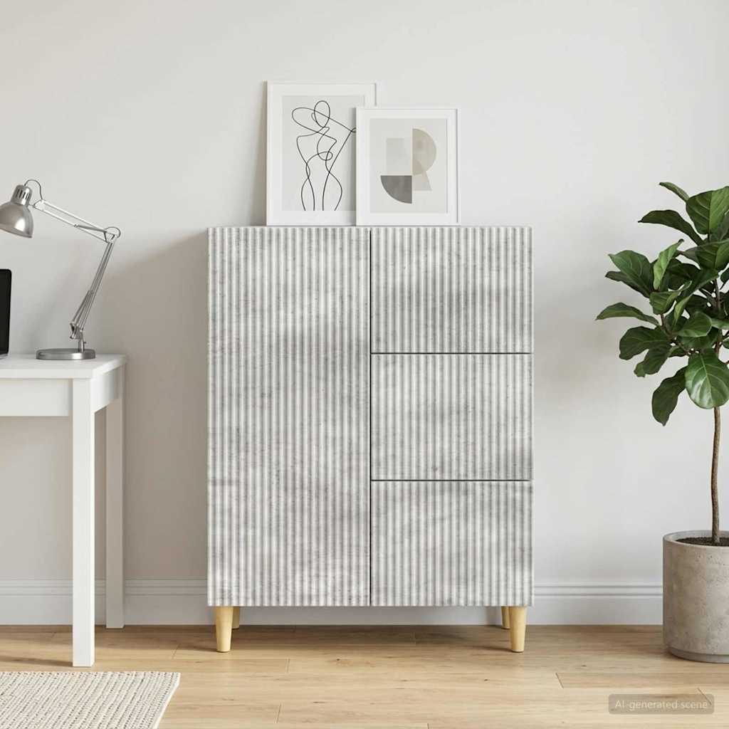 vidaXL Bufet Betonowy szary 66 x 34,5 x 90 cm Drewno inżynieryjne
