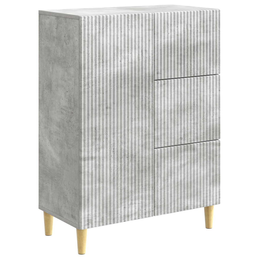 vidaXL Bufet Betonowy szary 66 x 34,5 x 90 cm Drewno inżynieryjne