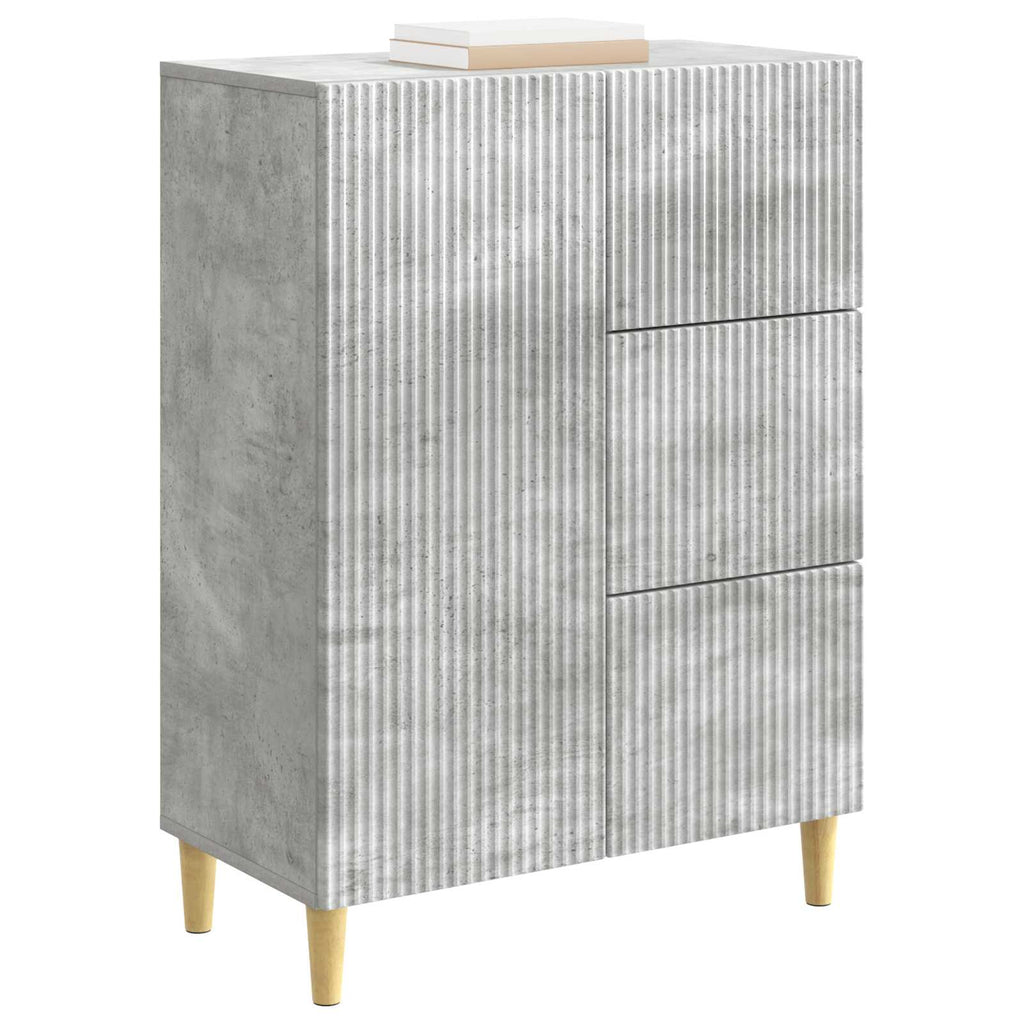 vidaXL Bufet Betonowy szary 66 x 34,5 x 90 cm Drewno inżynieryjne