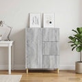 vidaXL Bufet Szary Sonoma 66 x 34,5 x 90 cm Drewno inżynieryjne