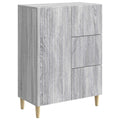 vidaXL Bufet Szary Sonoma 66 x 34,5 x 90 cm Drewno inżynieryjne