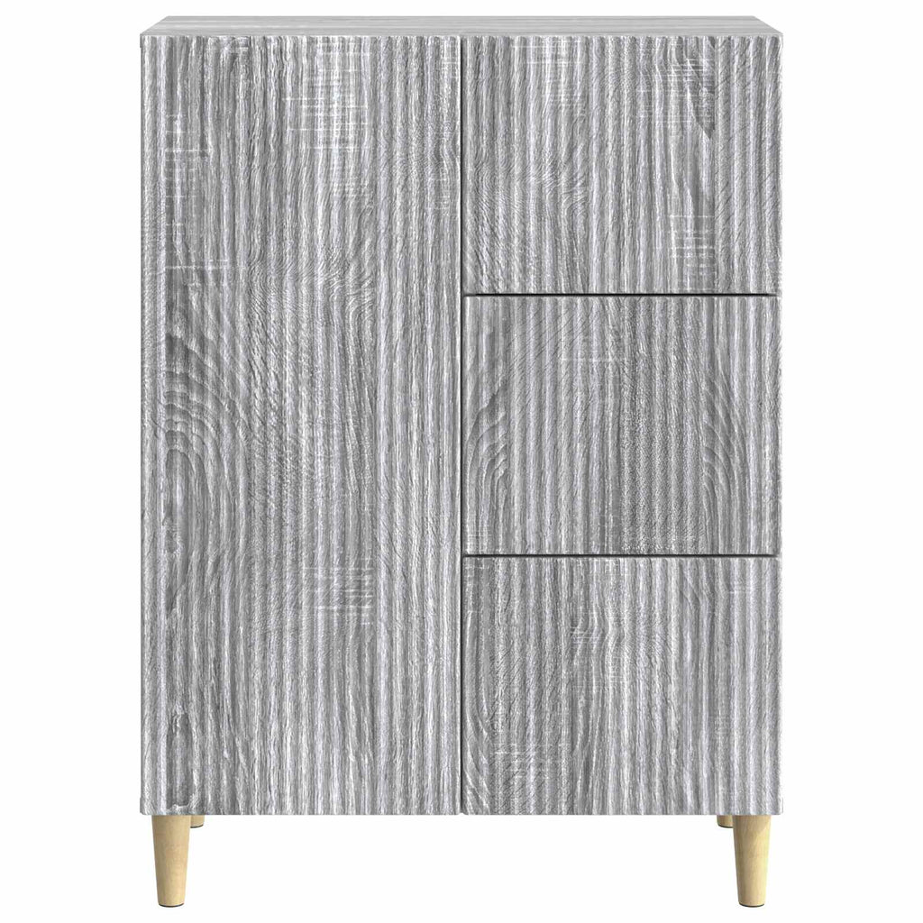 vidaXL Bufet Szary Sonoma 66 x 34,5 x 90 cm Drewno inżynieryjne