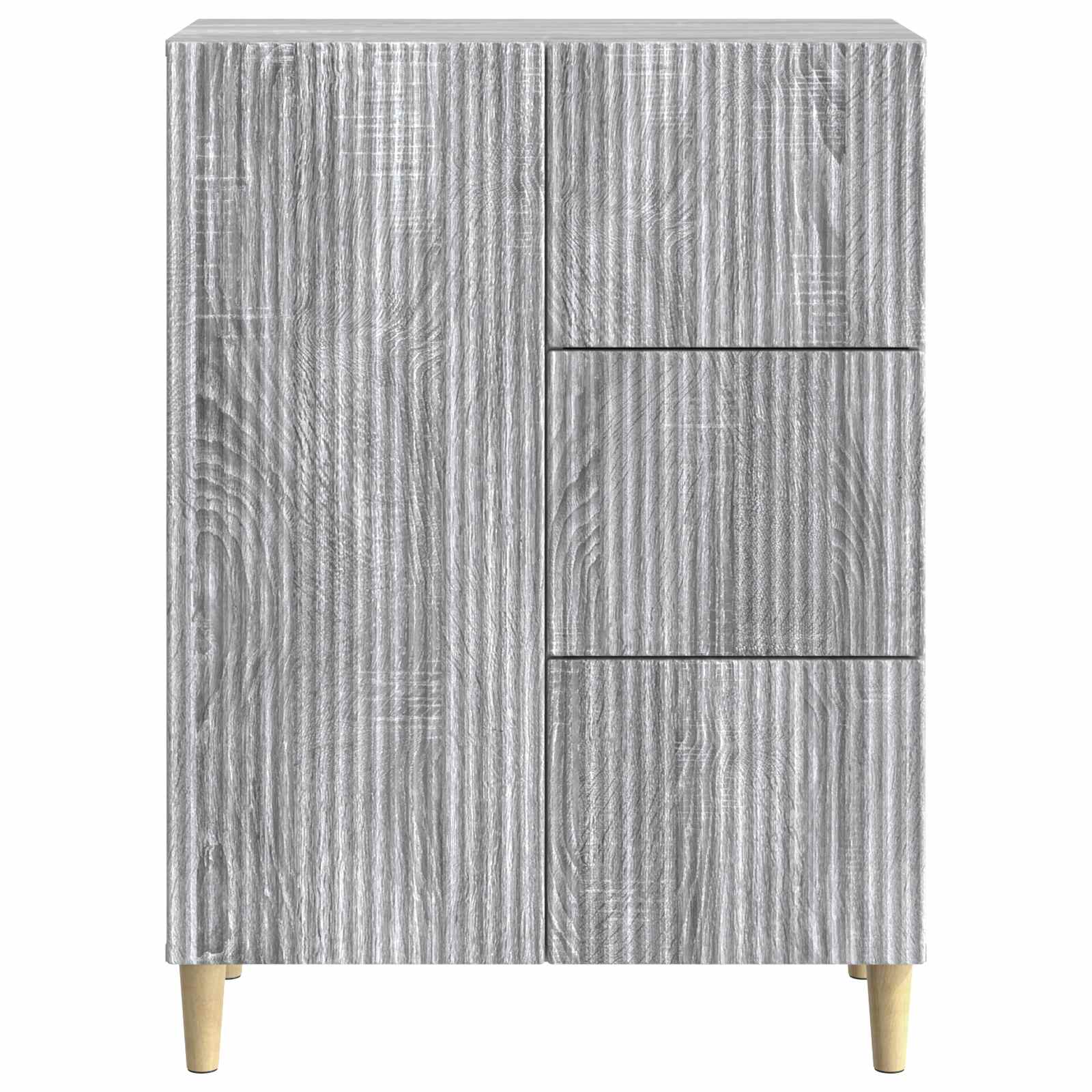 vidaXL Bufet Szary Sonoma 66 x 34,5 x 90 cm Drewno inżynieryjne