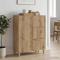 vidaXL Bufet Dąb artisan 66 x 34,5 x 90 cm Drewno inżynieryjne