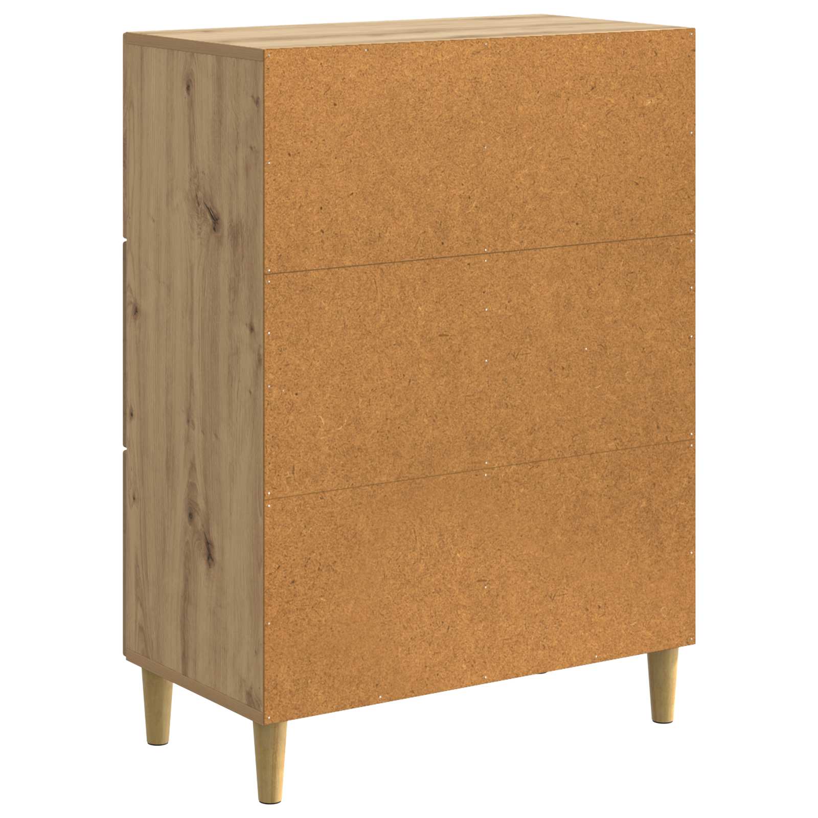 vidaXL Bufet Dąb artisan 66 x 34,5 x 90 cm Drewno inżynieryjne