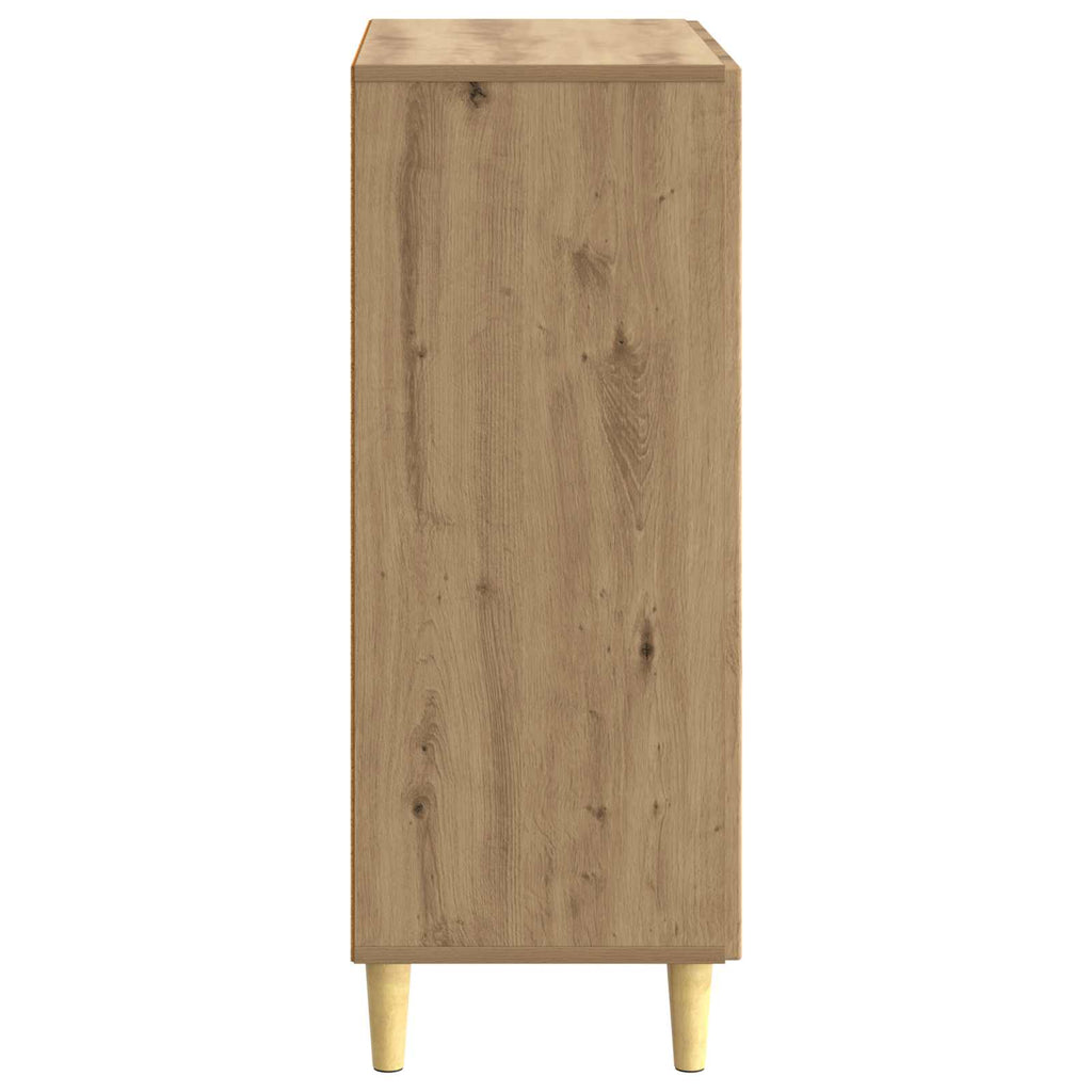 vidaXL Bufet Dąb artisan 66 x 34,5 x 90 cm Drewno inżynieryjne
