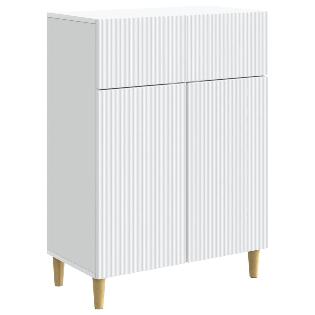 vidaXL Bufet Biały 66 x 34,5 x 90 cm Drewno inżynieryjne