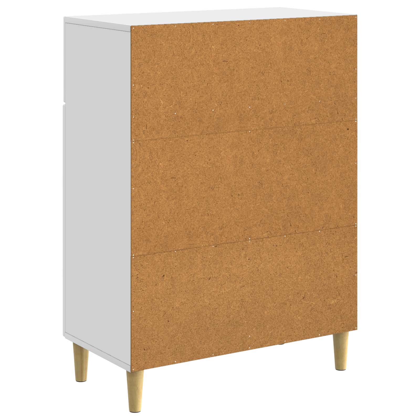 vidaXL Bufet Biały 66 x 34,5 x 90 cm Drewno inżynieryjne