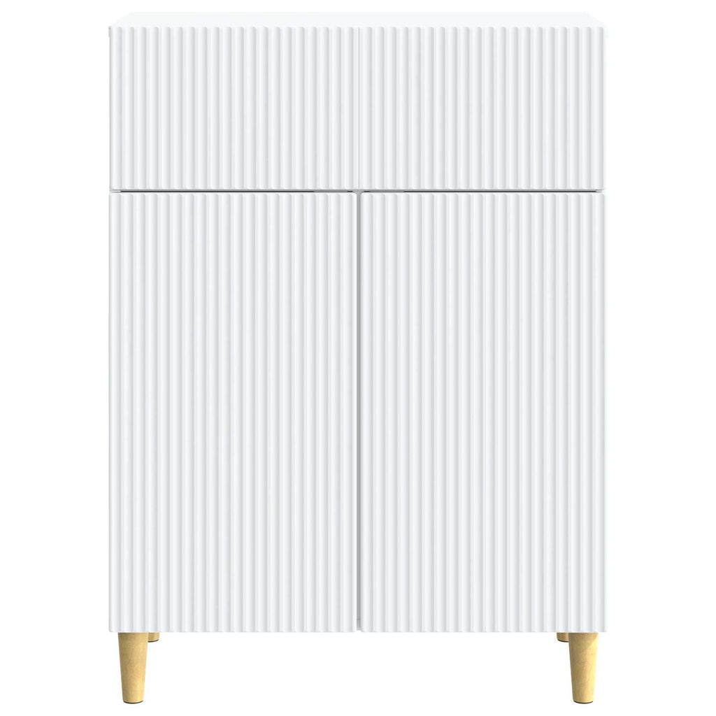 vidaXL Bufet Biały 66 x 34,5 x 90 cm Drewno inżynieryjne