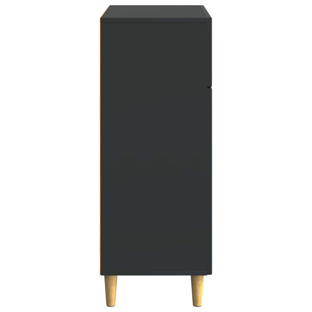 vidaXL Bufet z szufladą Czarny 66 x 34,5 x 90 cm Drewno inżynieryjne