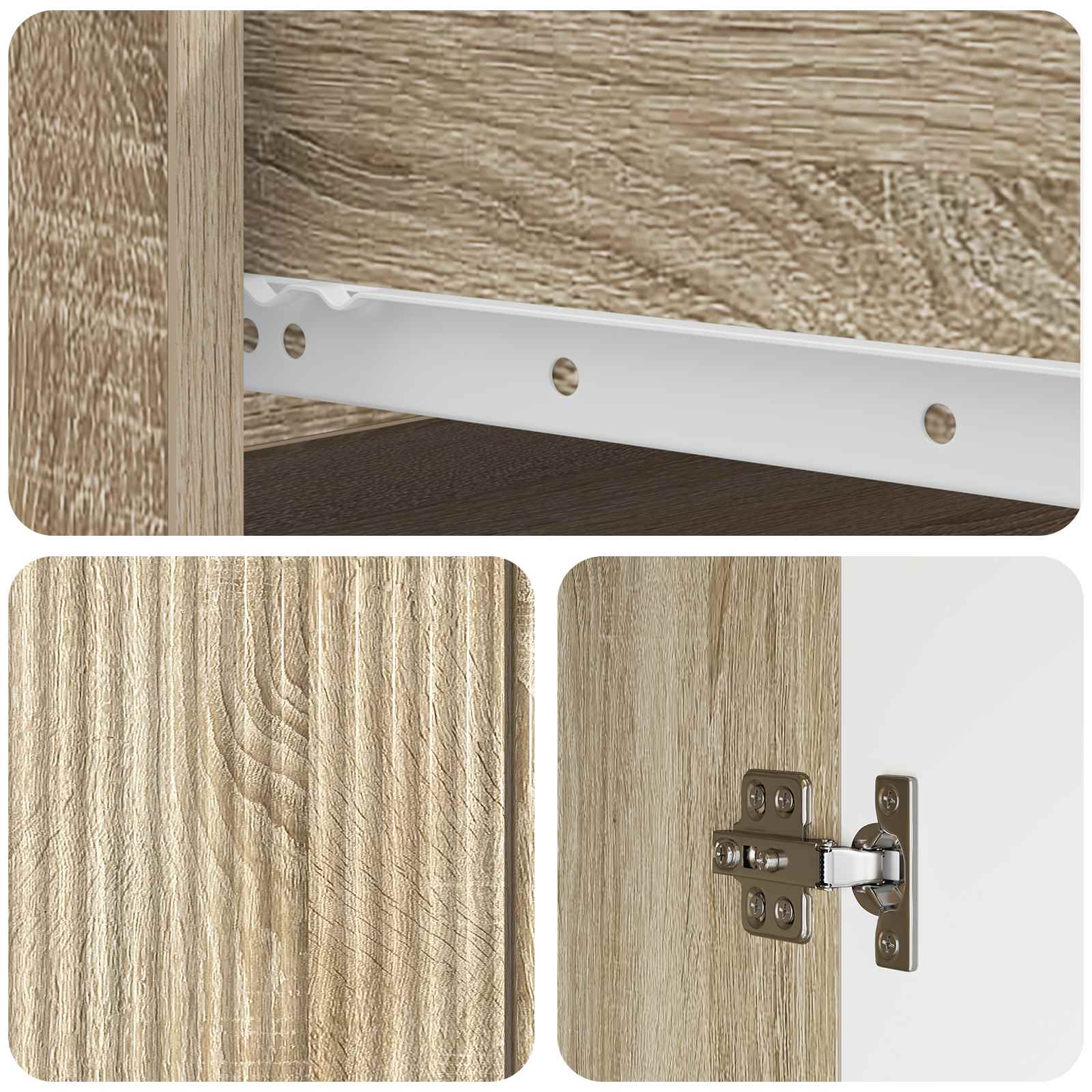vidaXL Bufet dąb Sonoma 66 x 34,5 x 90 cm Drewno inżynieryjne