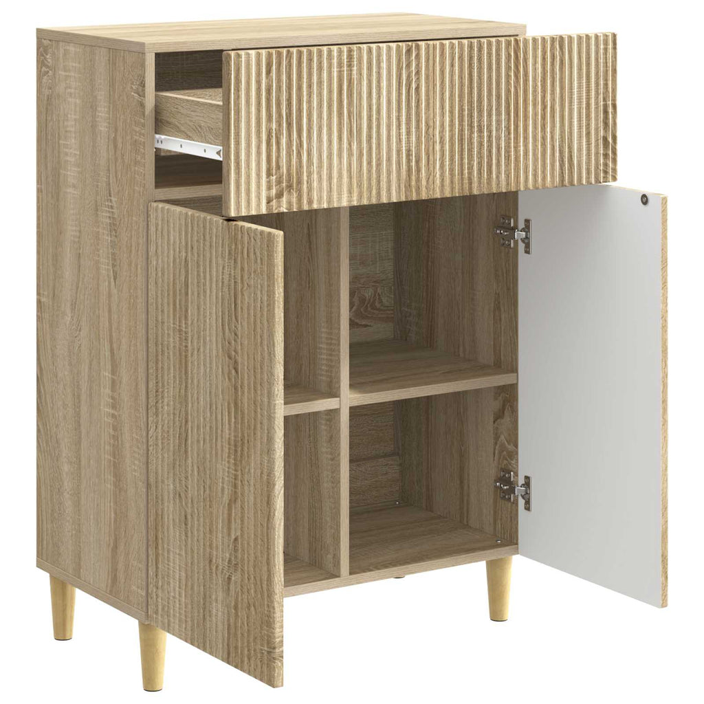 vidaXL Bufet dąb Sonoma 66 x 34,5 x 90 cm Drewno inżynieryjne