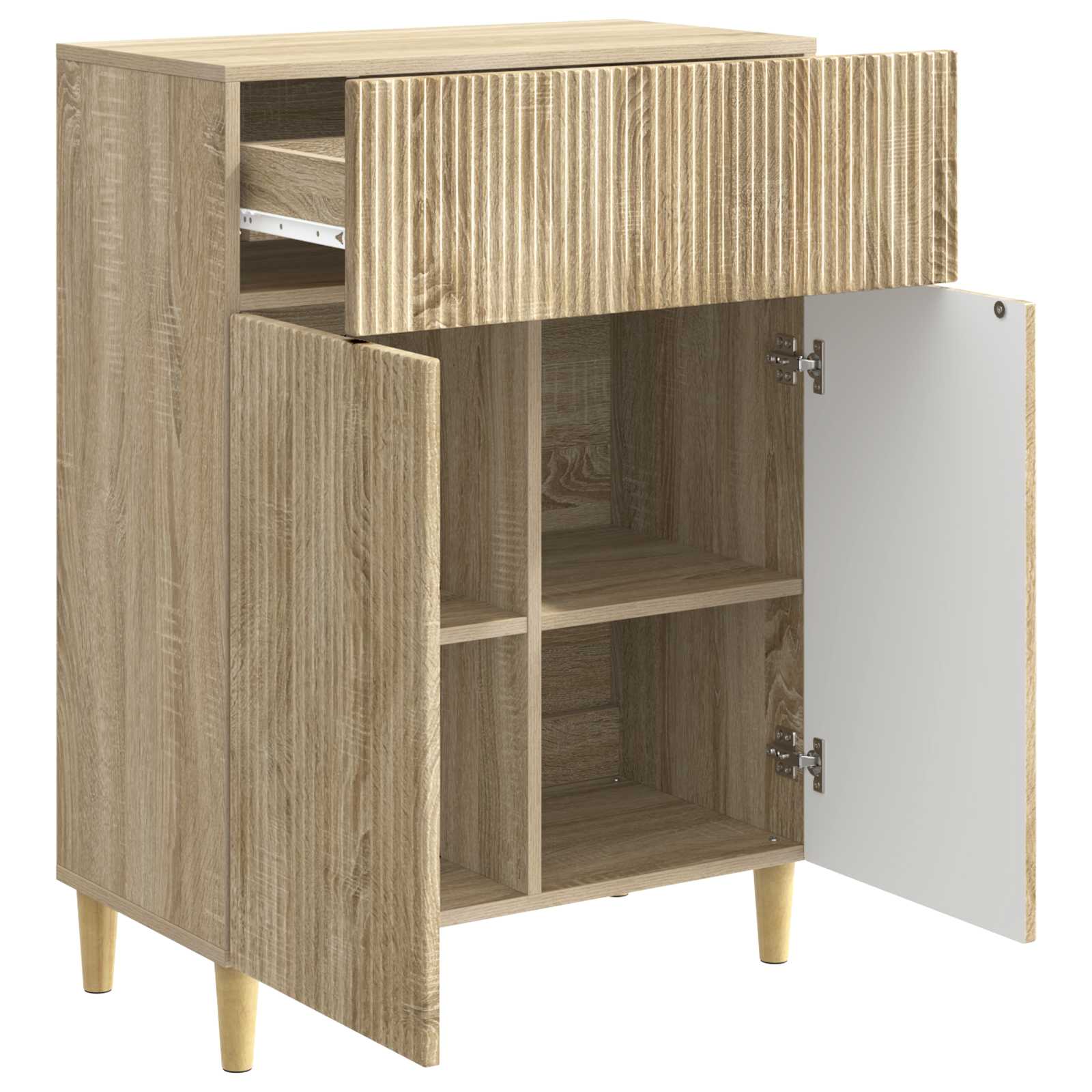 vidaXL Bufet dąb Sonoma 66 x 34,5 x 90 cm Drewno inżynieryjne