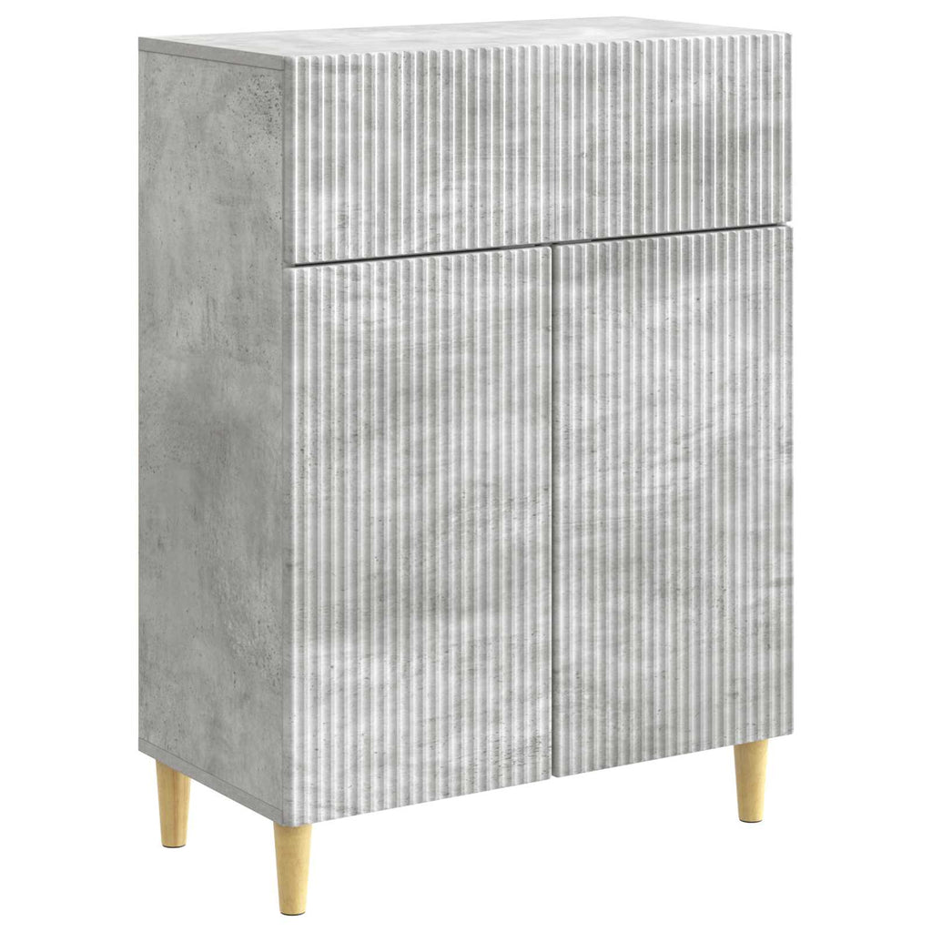 vidaXL Bufet Betonowy szary 66 x 34,5 x 90 cm Drewno inżynieryjne
