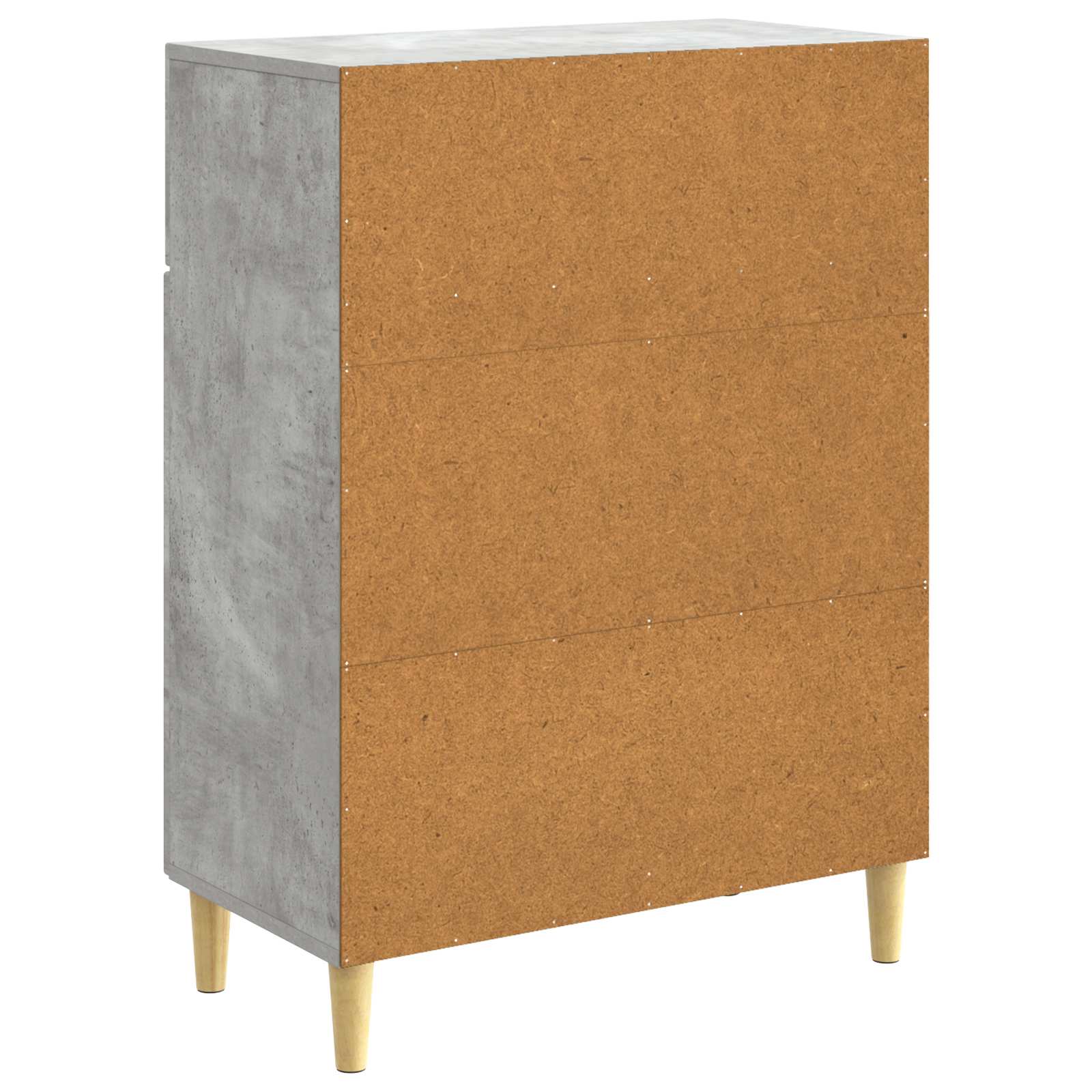 vidaXL Bufet Betonowy szary 66 x 34,5 x 90 cm Drewno inżynieryjne