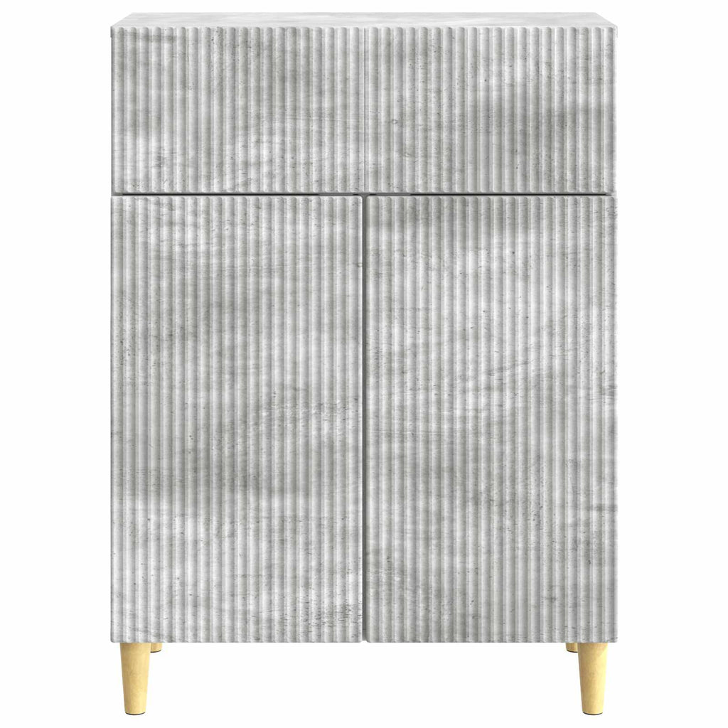 vidaXL Bufet Betonowy szary 66 x 34,5 x 90 cm Drewno inżynieryjne