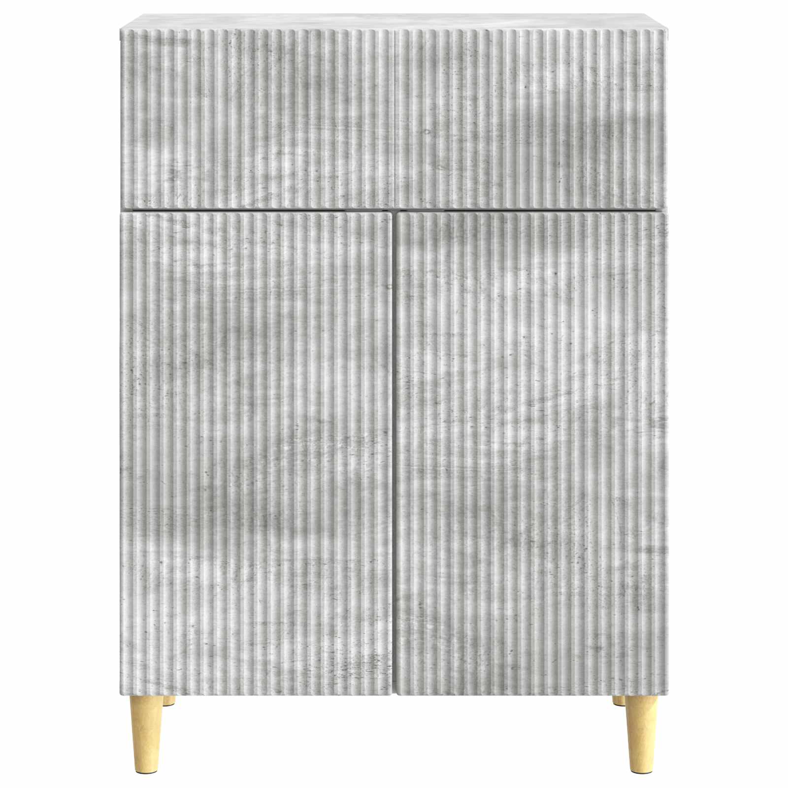 vidaXL Bufet Betonowy szary 66 x 34,5 x 90 cm Drewno inżynieryjne