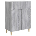 vidaXL Bufet Szary Sonoma 66 x 34,5 x 90 cm Drewno inżynieryjne