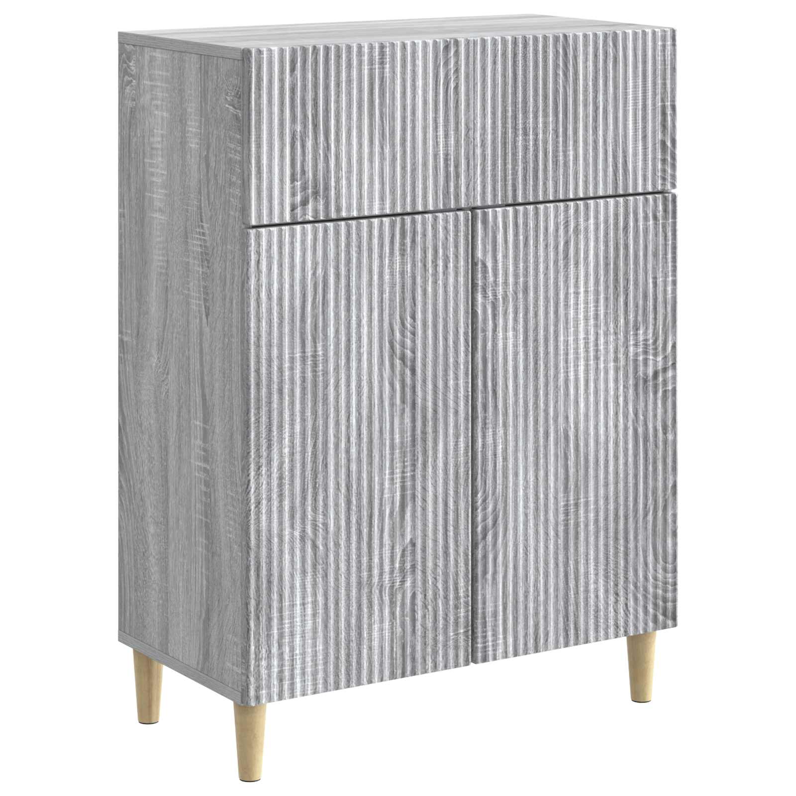 vidaXL Bufet Szary Sonoma 66 x 34,5 x 90 cm Drewno inżynieryjne