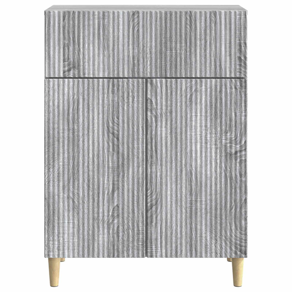 vidaXL Bufet Szary Sonoma 66 x 34,5 x 90 cm Drewno inżynieryjne
