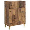 vidaXL Bufet Stare drewno 66 x 34,5 x 90 cm Drewno inżynieryjne