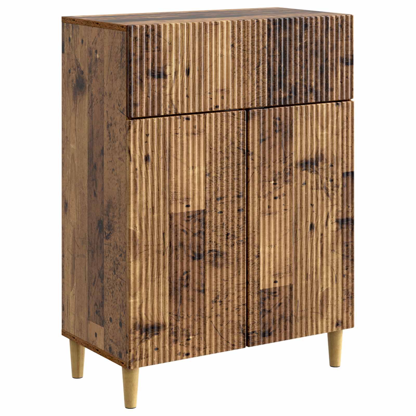 vidaXL Bufet Stare drewno 66 x 34,5 x 90 cm Drewno inżynieryjne