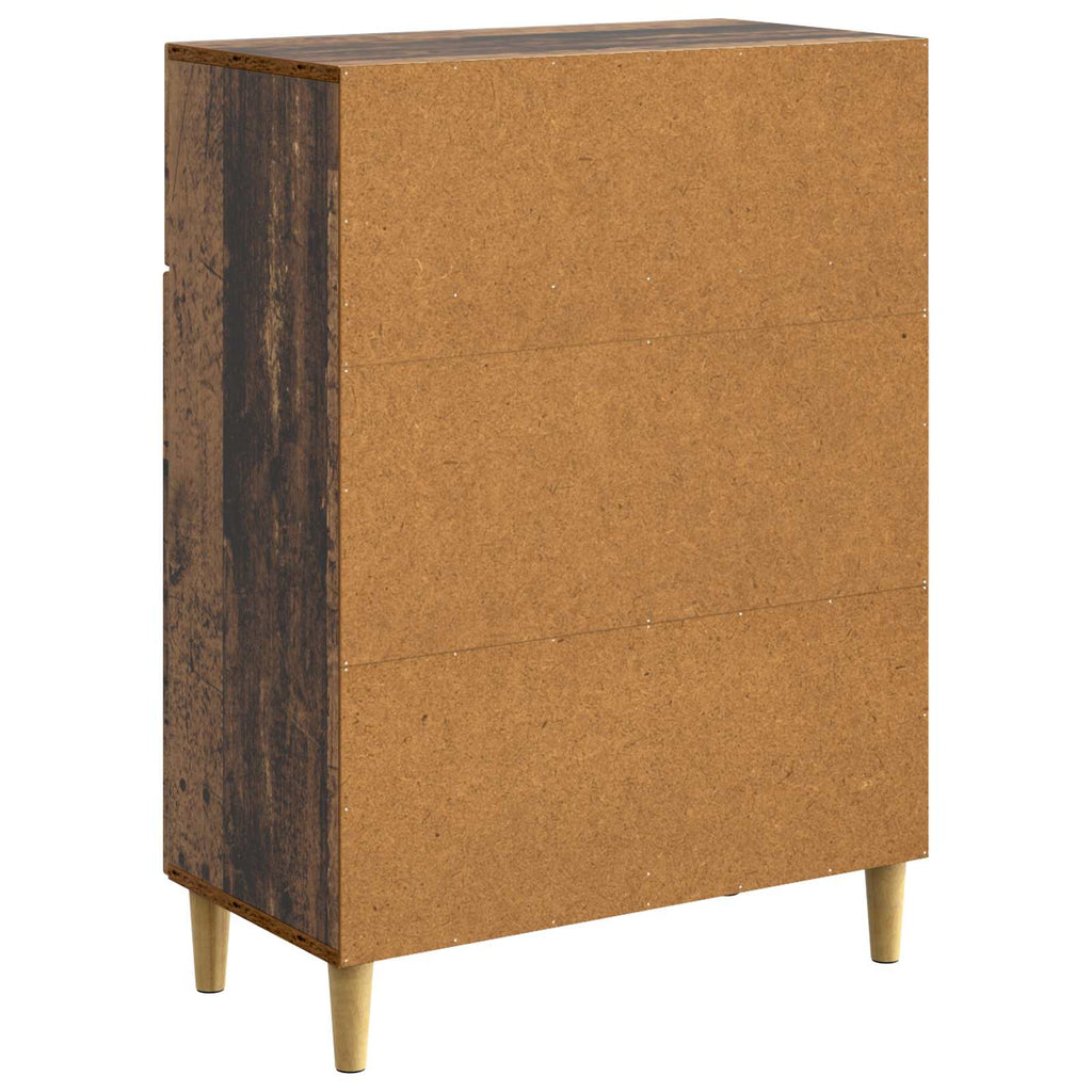vidaXL Bufet Stare drewno 66 x 34,5 x 90 cm Drewno inżynieryjne