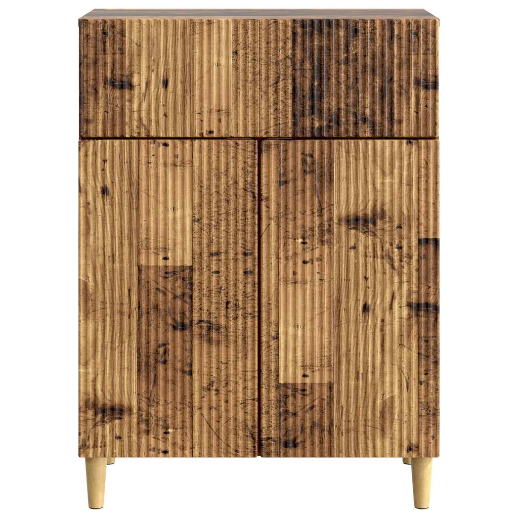 vidaXL Bufet Stare drewno 66 x 34,5 x 90 cm Drewno inżynieryjne