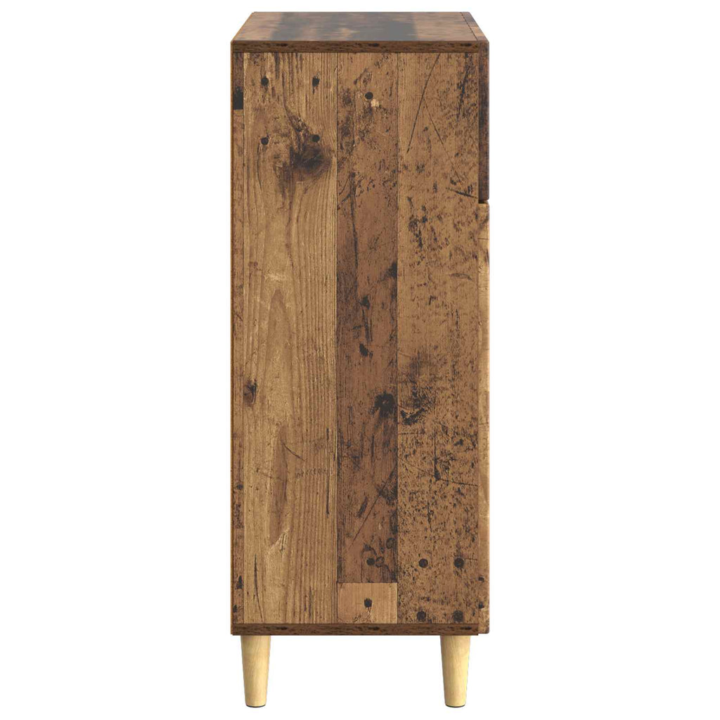 vidaXL Bufet Stare drewno 66 x 34,5 x 90 cm Drewno inżynieryjne