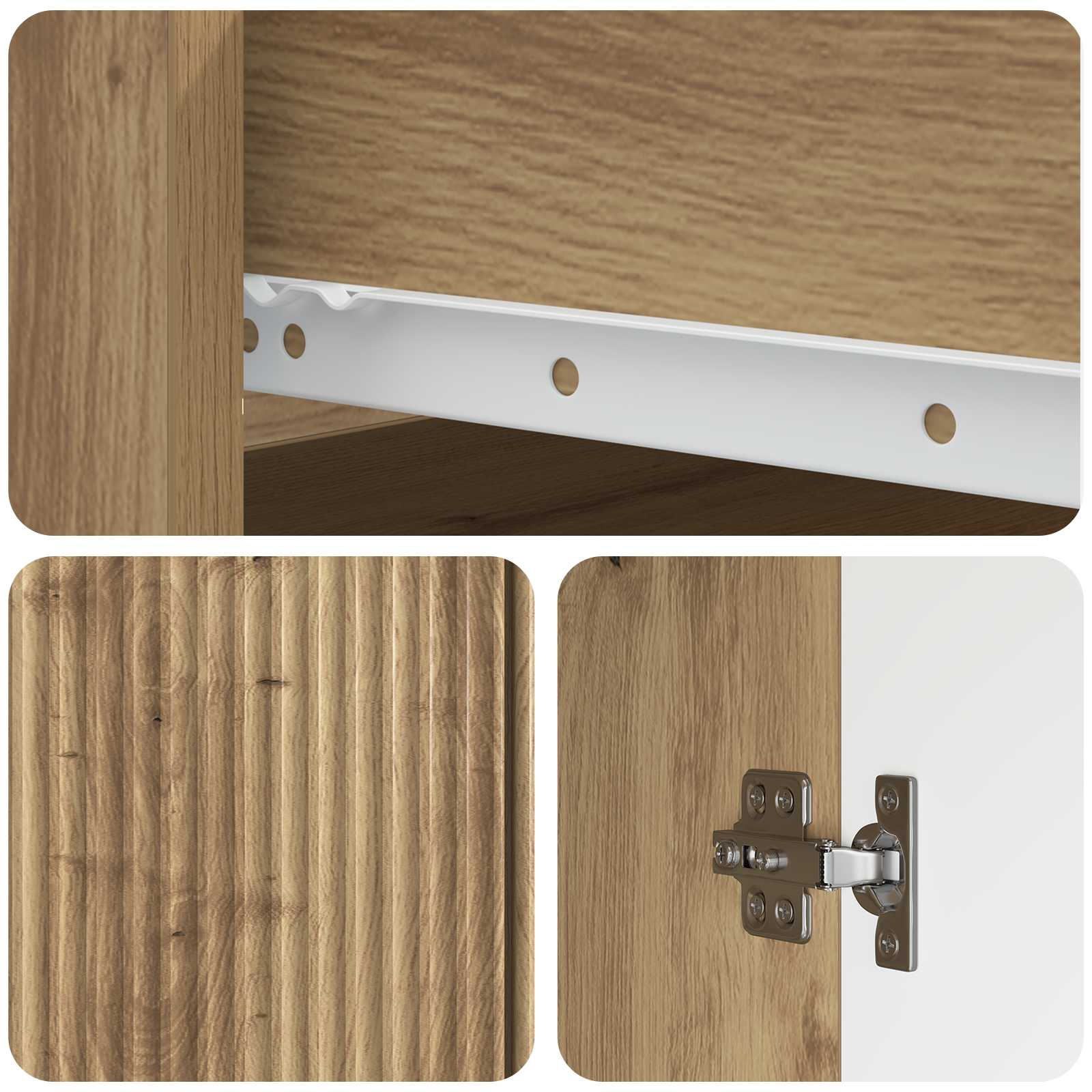 vidaXL Bufet Dąb artisan 66 x 34,5 x 90 cm Drewno inżynieryjne