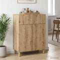 vidaXL Bufet Dąb artisan 66 x 34,5 x 90 cm Drewno inżynieryjne
