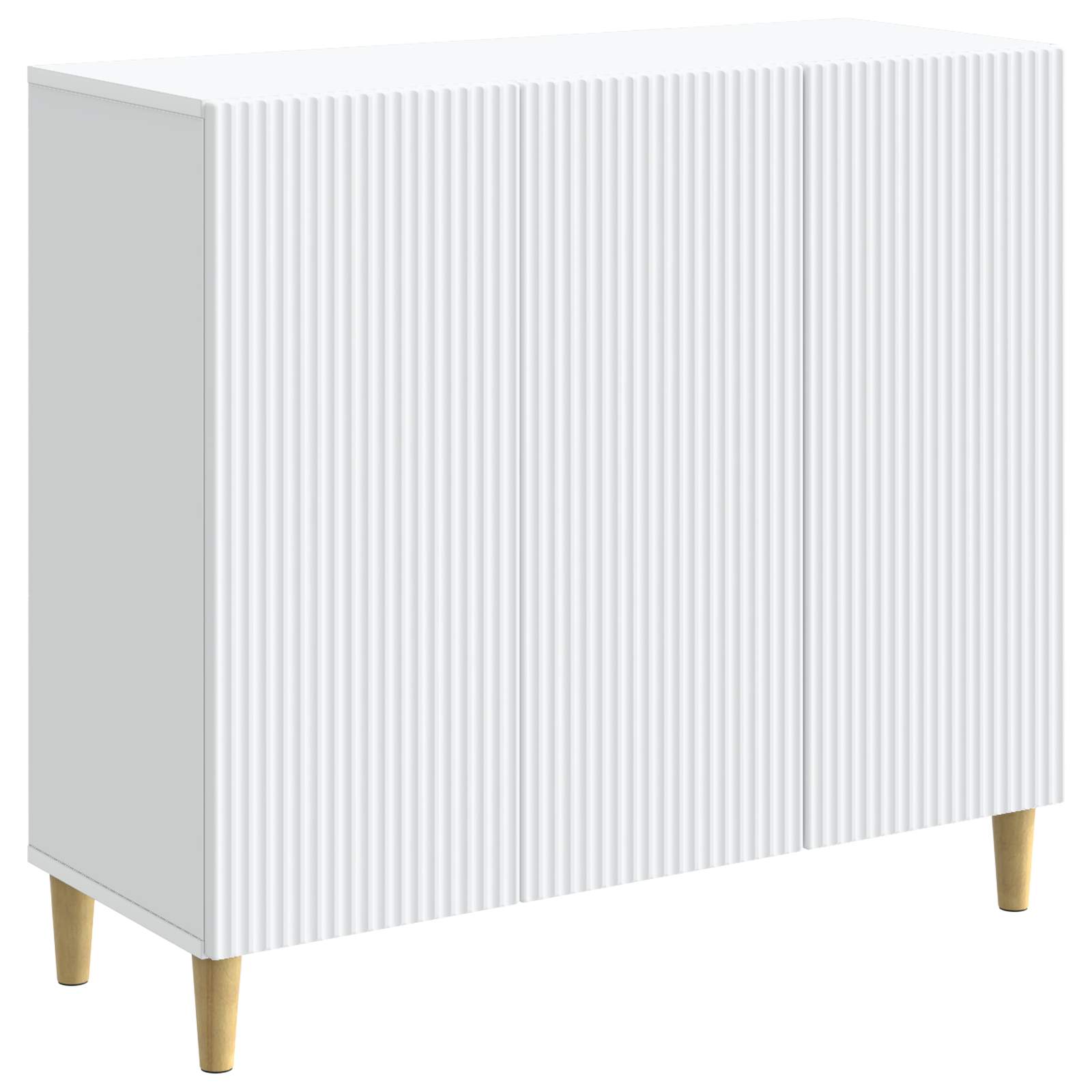 vidaXL Bufet Biały 89 x 34,5 x 80 cm Drewno inżynieryjne