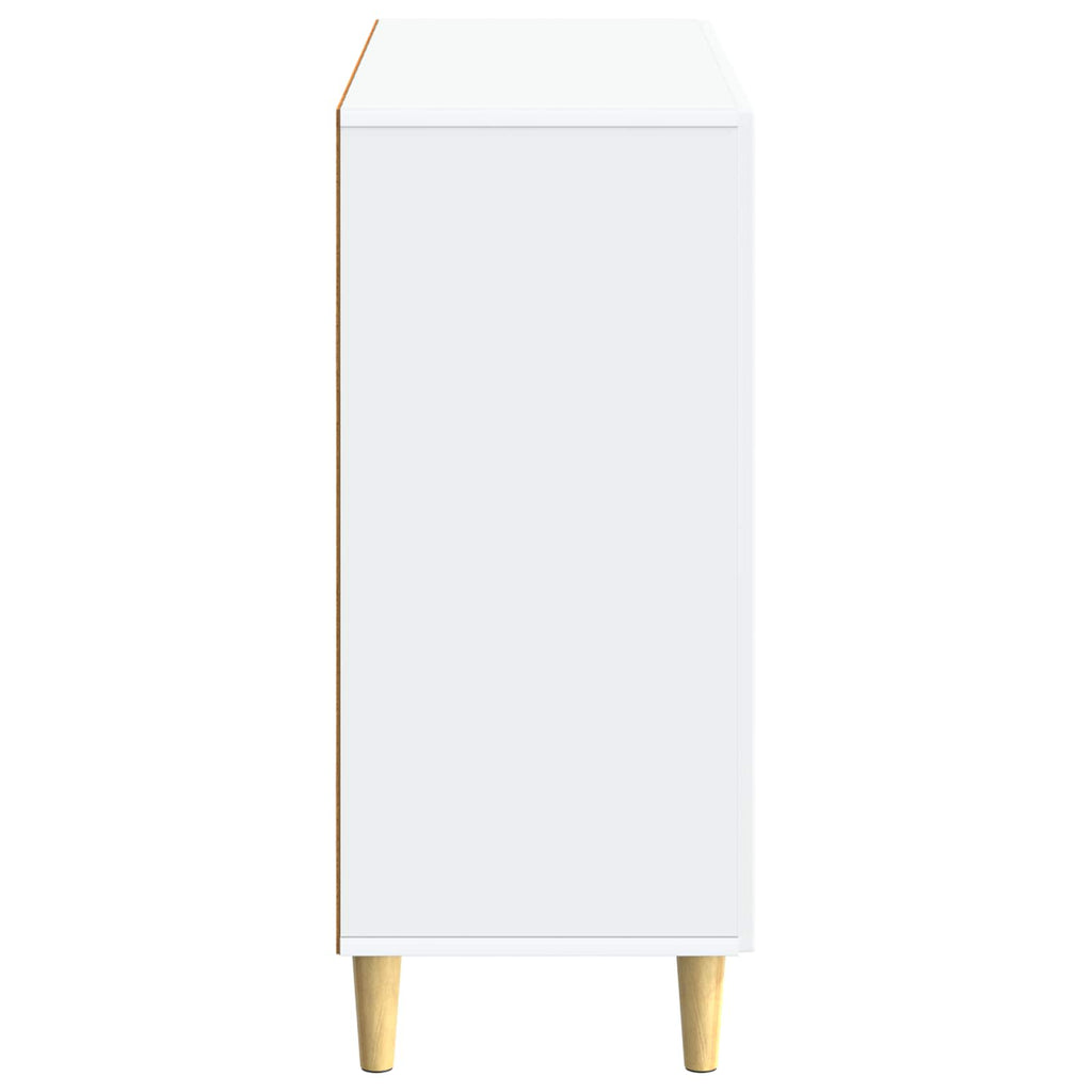 vidaXL Bufet Biały 89 x 34,5 x 80 cm Drewno inżynieryjne