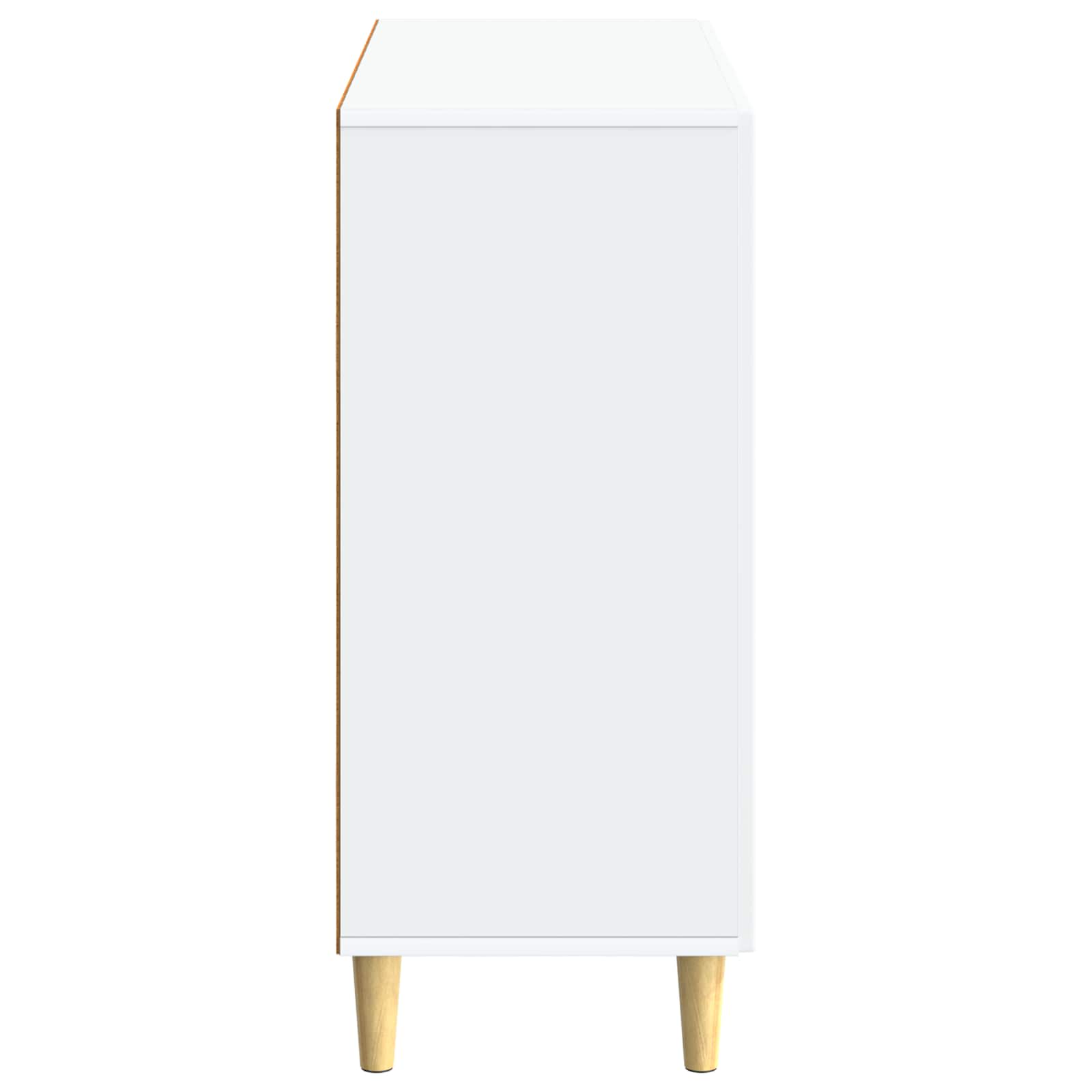vidaXL Bufet Biały 89 x 34,5 x 80 cm Drewno inżynieryjne