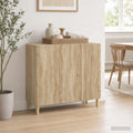 vidaXL Bufet dąb Sonoma 89 x 34,5 x 80 cm Drewno inżynieryjne